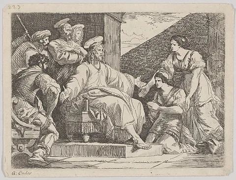 Giuseppe Cades, Christ seated preaching
