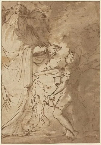 Giuseppe Cades, Sacrifice [recto]