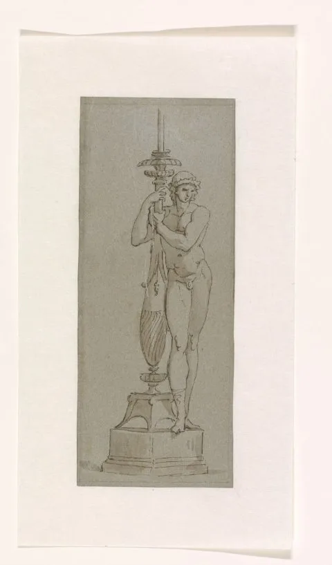 Giuseppe Cades, Two designs for candlesticks