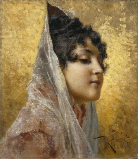 Roberto Fontana, Portrait of a Woman in Profile