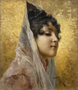 Roberto Fontana, Portrait of a Woman in Profile