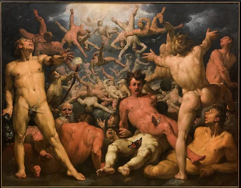 Cornelis van Haarlem, The Fall of the Titans