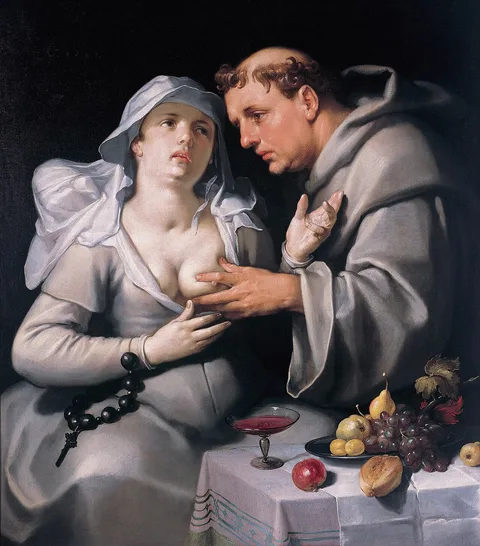 Cornelis van Haarlem, A Monk With a Beguine