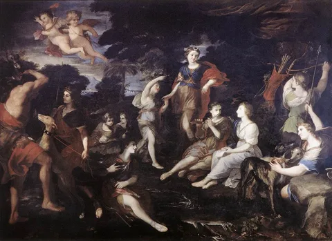 Andrea Camassei, The Hunt of Diana