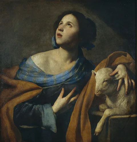 Massimo Stanzione, Saint Agnes