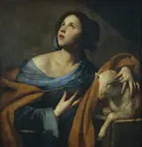 Massimo Stanzione, Saint Agnes
