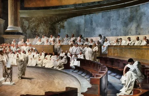 Cesare Maccari, Cicero Denounces Catiline