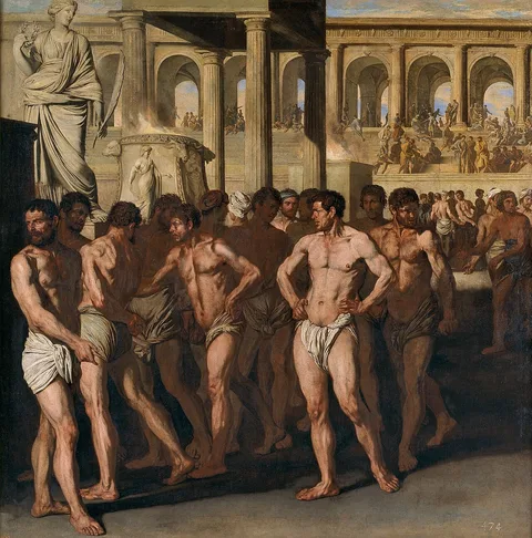Aniello Falcone, Roman Athletes