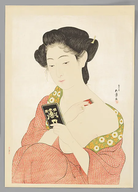 Goyō Hashiguchi, Woman Applying Makeup