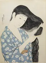 Goyō Hashiguchi, Kami sukeru onna