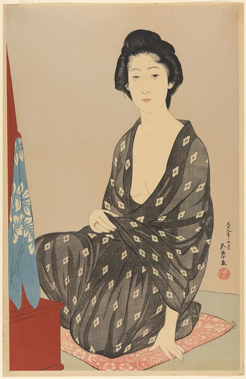 Goyō Hashiguchi, Natsugoromo no onna