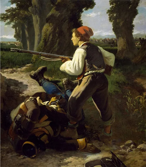 Carlo Ademollo, Pasquale Cova at Battle of Varese, May 26 1859