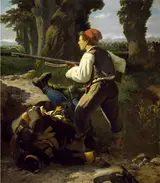 Carlo Ademollo, Pasquale Cova at Battle of Varese, May 26 1859