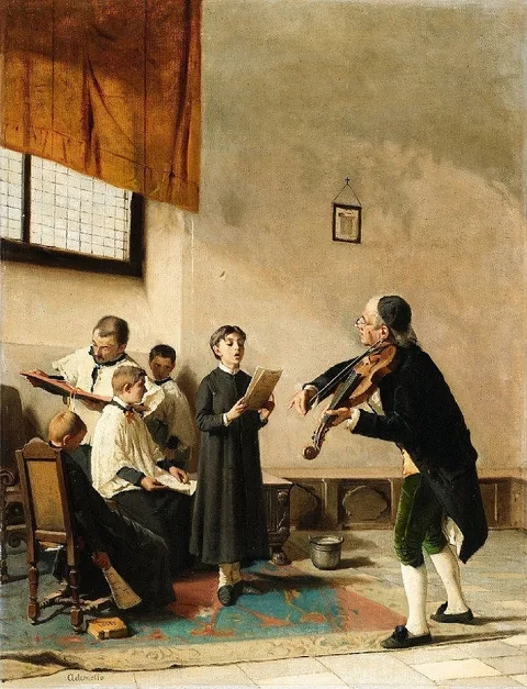 Carlo Ademollo, The music lesson