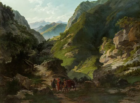 Carlo Ademollo, Travellers in the mountains