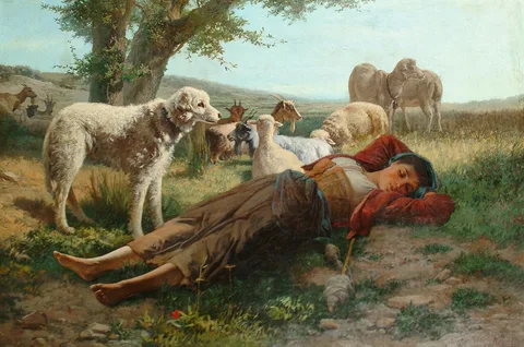 Carlo Ademollo, The goatherder's siesta