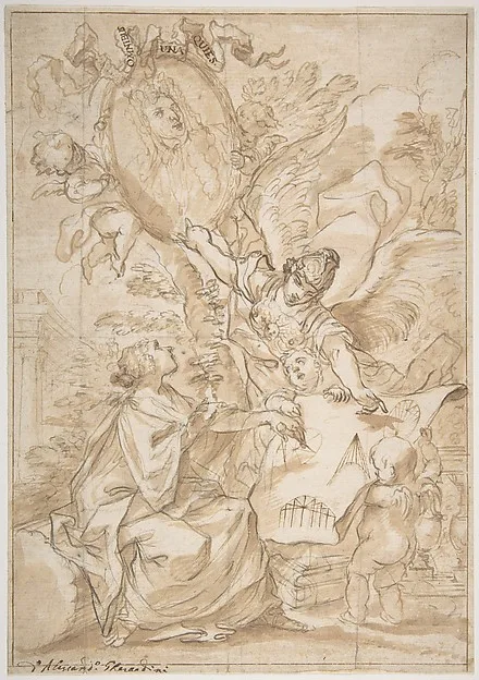 Alessandro Gherardini, Allegorical Homage to an Architect (?)
