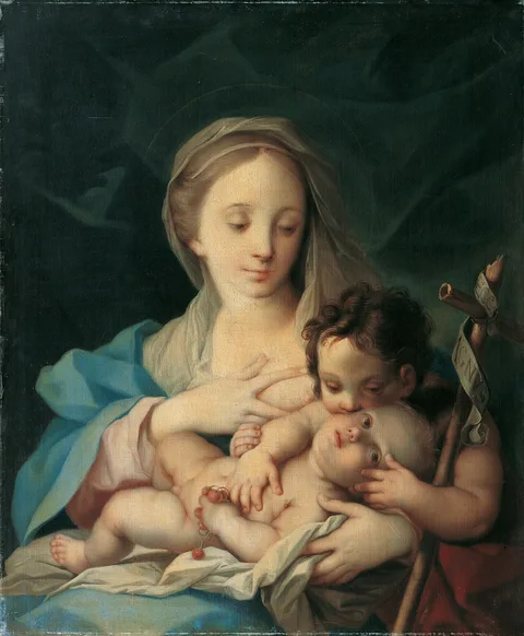 Ignazio Stern, Mary with the Child and St John the Baptist