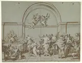 Paolo Gerolamo Piola, Christ in the House of Martha and Mary (Luke 10:38-42)