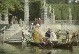 Bartolomeo Giuliano, The reception at Villa Carlotta, Lake Como