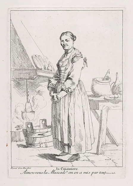 Giovanni David, The Cook, from "Divers Portraits"