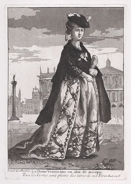Giovanni David, The Venetian Woman, from "Divers Portraits"