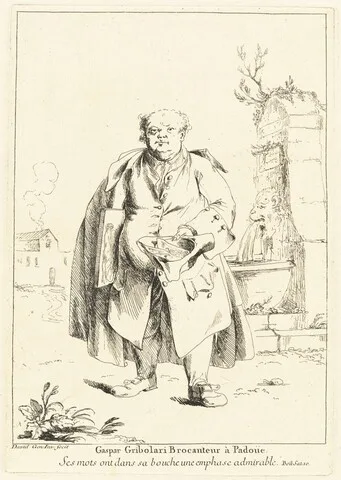 Giovanni David, Gaspar Gribolari Brocanteur à Padoüe (Gaspar Gribolari, Secondhand Dealer in Padua)