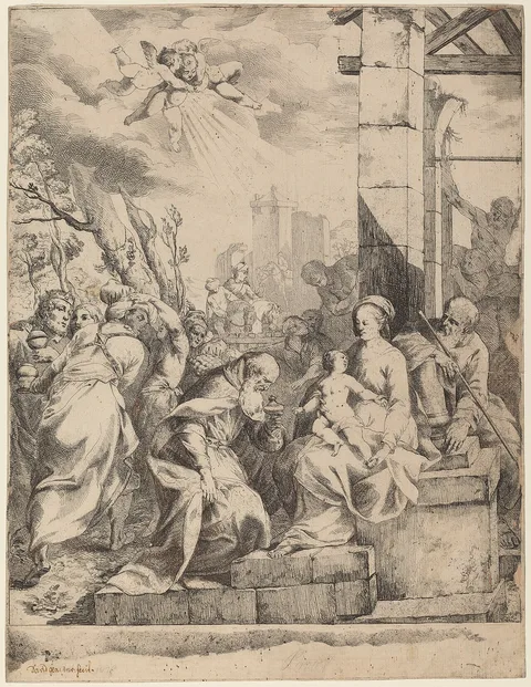 Giovanni David, The Adoration of the Magi