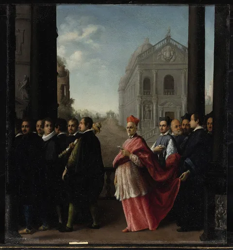 Ottavio Leoni, A Cardinal's Procession