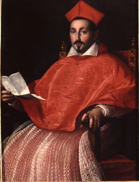 Ottavio Leoni, Portrait of cardinal Scipione Borghese (1577-1633)