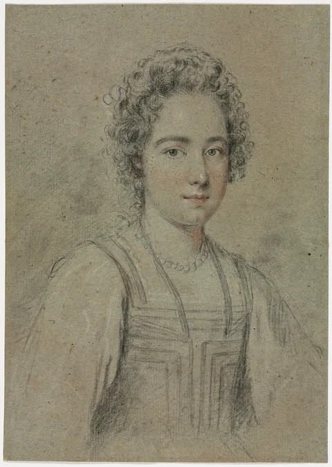 Ottavio Leoni, Portrait of a Young Woman with Pearls