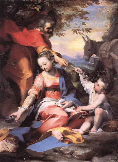 Federico Barocci, Rest on the Flight into Egypt
