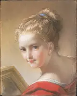 Benedetto Luti, Study of a Girl in Red