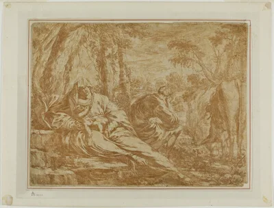 Bartolomeo Biscaino, Rest on the Flight into Egypt