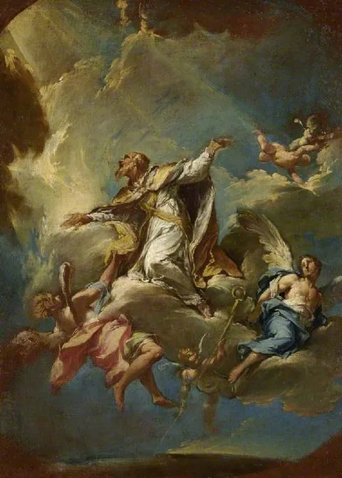 Francesco Monti, The Apotheosis of St Martin