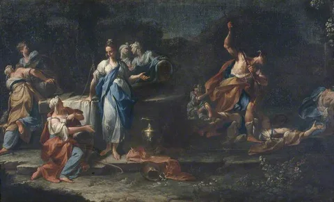 Francesco Monti, Moses and the Daughters of Jethro