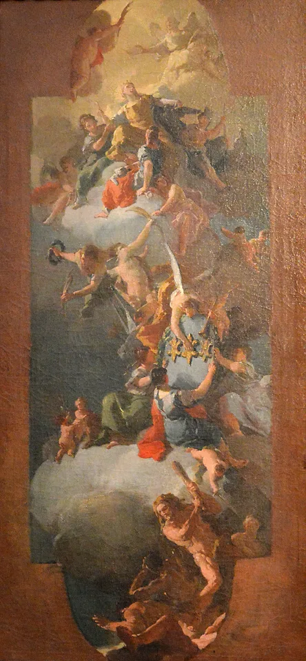 Domenico Mondo, The Triumph of the Bourbon Family of Naples