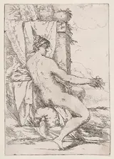 Giuseppe Diamantini, Seated woman facing right