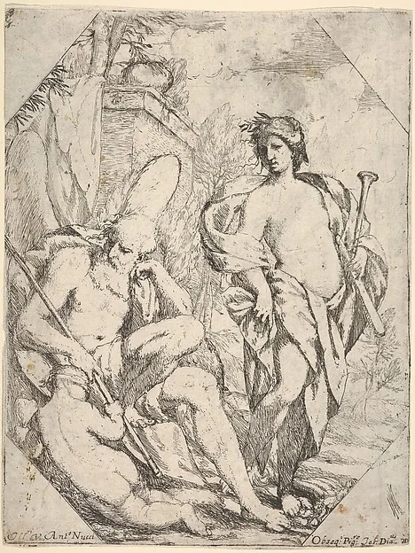 Giuseppe Diamantini, Saturn, Eros, and a Woman
