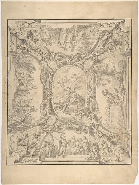 Fedele Fischetti, Design for a Ceiling: Jason and the Golden Fleece