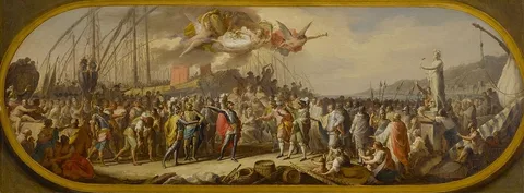 Fedele Fischetti, The Triumph Of Lamba Doria