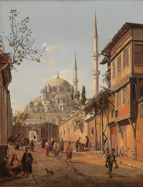 Frans Vervloet, View of the Fatih Mosque, Instanbul