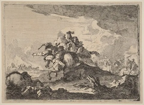 Francesco Casanova, Cavalry Battle