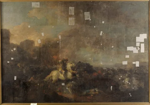 Francesco Casanova, Battle scene