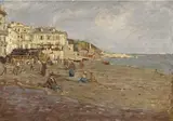 Enrico Reycend, Beach at Varazze