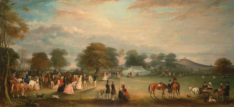 John Ferneley, Archery Meeting in Bradgate Park, Leicestershire