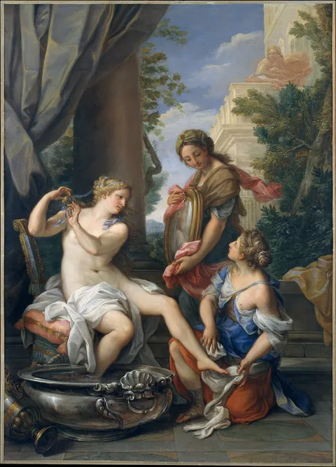 Giuseppe Bartolomeo Chiari, Bathsheba at Her Bath