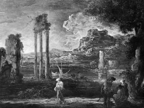 Jan de Momper, Italian Imaginary Landscape