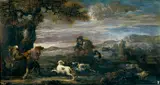 Jan de Momper, Boar Hunt