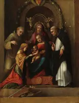 Antonio Allegri Il Correggio, The Mystic Marriage of Saint Catherine